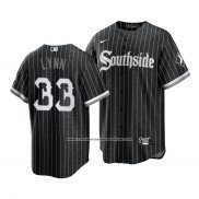 Camiseta Beisbol Hombre Chicago White Sox Lance Lynn 2021 City Connect Replica Negro