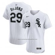 Camiseta Beisbol Hombre Chicago White Sox Paul DeJong Primera Elite Blanco