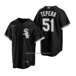 Camiseta Beisbol Hombre Chicago White Sox Ryan Tepera Replica Alterno Negro