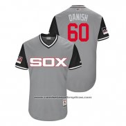 Camiseta Beisbol Hombre Chicago White Sox Tyler Danish 2018 LLWS Players Weekend Danish Gris