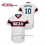 Camiseta Beisbol Hombre Chicago White Sox Yoan Moncada Flex Base Blanco