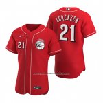 Camiseta Beisbol Hombre Cincinnati Reds Michael Lorenzen Autentico 2020 Alterno Rojo Camiseta Beisbol Hombre Cincinnati Reds Michael Lorenzen Autentico 2020 Alterno Rojo