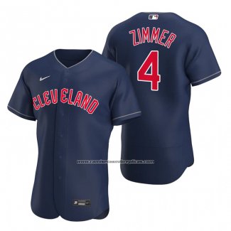 Camiseta Beisbol Hombre Cleveland Guardians Bradley Zimmer Autentico Alterno Azul