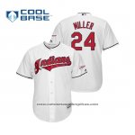 Camiseta Beisbol Hombre Cleveland Indians Andrew Miller 2019 All Star Patch Cool Base Blanco Camiseta Beisbol Hombre Cleveland Indians Andrew Miller 2019 All Star Patch Cool Base Blanco