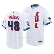 Camiseta Beisbol Hombre Colorado Rockies German Marquez 2021 All Star Replica Blanco