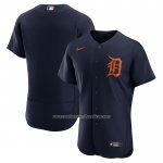 Camiseta Beisbol Hombre Detroit Tigers Alterno Autentico Naranja Azul
