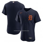 Camiseta Beisbol Hombre Detroit Tigers Alterno Autentico Naranja Azul