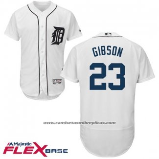 Camiseta Beisbol Hombre Detroit Tigers Kirk Gibson Blanco Flex Base