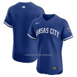 Camiseta Beisbol Hombre Kansas City Royals Alterno 2 Elite Azul
