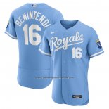 Camiseta Beisbol Hombre Kansas City Royals Andrew Benintendi 2022 Alterno Autentico Azul