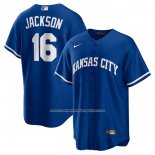 Camiseta Beisbol Hombre Kansas City Royals Bo Jackson Alterno Cooperstown Collection Replica Azul