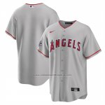 Camiseta Beisbol Hombre Los Angeles Angels 2025 All Star Game Segunda Replica Gris