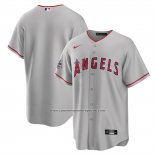 Camiseta Beisbol Hombre Los Angeles Angels 2025 All Star Game Segunda Replica Gris
