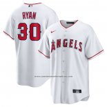 Camiseta Beisbol Hombre Los Angeles Angels Nolan Ryan Retired Primera Replica Blanco