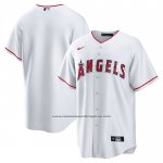 Camiseta Beisbol Hombre Los Angeles Angels Primera Replica Big & Tall Blanco