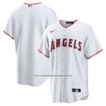 Camiseta Beisbol Hombre Los Angeles Angels Primera Replica Big & Tall Blanco