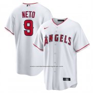 Camiseta Beisbol Hombre Los Angeles Angels Zach Neto Primera Replica Blanco