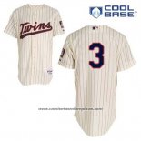 Camiseta Beisbol Hombre Minnesota Twins Harmon Killebrew 3 Crema Alterno Cool Base