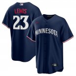 Camiseta Beisbol Hombre Minnesota Twins Royce Lewis Alterno Replica Azul
