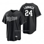 Camiseta Beisbol Hombre Minnesota Twins Trevor Larnach Replica 2021 Negro