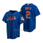 Camiseta Beisbol Hombre New York Mets Dominic Smith Alterno Azul