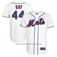 Camiseta Beisbol Hombre New York Mets Jason Bay Blanco Replica Jugador