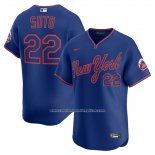 Camiseta Beisbol Hombre New York Mets Juan Soto Alternate Limited Azul