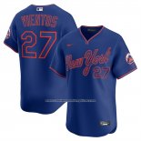 Camiseta Beisbol Hombre New York Mets Mark Vientos Alternate Limited Azul