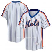 Camiseta Beisbol Hombre New York Mets Primera Cooperstown Collection Blanco