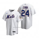 Camiseta Beisbol Hombre New York Mets Robinson Cano Replica Blanco