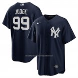 Camiseta Beisbol Hombre New York Yankees Aaron Judge 2020 Spring Training Replica Azul