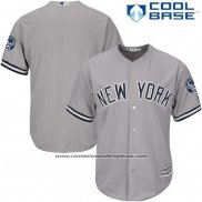 Camiseta Beisbol Hombre New York Yankees Andy Pettitte Gris Cool Base