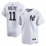 Camiseta Beisbol Hombre New York Yankees Anthony Volpe Alterno Limited Blanco