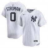 Camiseta Beisbol Hombre New York Yankees Marcus Stroman Primera Limited Blanco