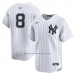Camiseta Beisbol Hombre New York Yankees Yogi Berra Primera Limited Blanco