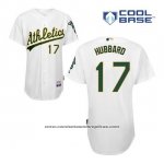 Camiseta Beisbol Hombre Oakland Athletics Glenn Hubbard 17 Blanco Primera Cool Base