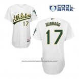 Camiseta Beisbol Hombre Oakland Athletics Glenn Hubbard 17 Blanco Primera Cool Base