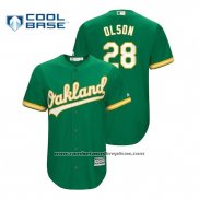 Camiseta Beisbol Hombre Oakland Athletics Matt Olson Cool Base Alterno Kelly Green