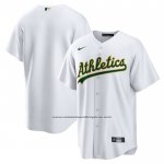 Camiseta Beisbol Hombre Oakland Athletics Primera Big & Tall Replica Blanco