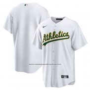 Camiseta Beisbol Hombre Oakland Athletics Primera Big & Tall Replica Blanco