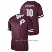 Camiseta Beisbol Hombre Philadelphia Phillies J.t. Realmuto Cooperstown Collection Legend Granate