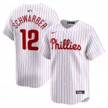 Camiseta Beisbol Hombre Philadelphia Phillies Kyle Schwarber Alterno Limited Blanco