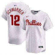 Camiseta Beisbol Hombre Philadelphia Phillies Kyle Schwarber Alterno Limited Blanco
