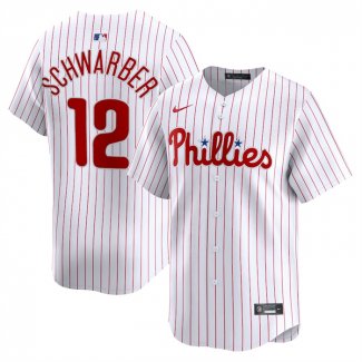 Camiseta Beisbol Hombre Philadelphia Phillies Kyle Schwarber Alterno Limited Blanco
