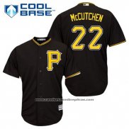 Camiseta Beisbol Hombre Pittsburgh Pirates Andrew Mccutchen 22 Negro Alterno Cool Base