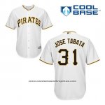 Camiseta Beisbol Hombre Pittsburgh Pirates Jose Tabata 31 Blanco Primera Cool Base