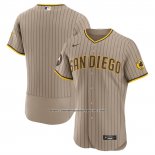 Camiseta Beisbol Hombre San Diego Padres Alterno Parche Patrocinador Autentico Marron