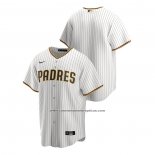 Camiseta Beisbol Hombre San Diego Padres Replica Primera Blanco Marron