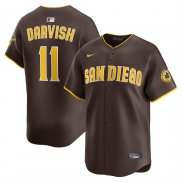 Camiseta Beisbol Hombre San Diego Padres Yu Darvish Ruta Limited Marron