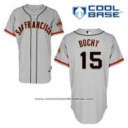 Camiseta Beisbol Hombre San Francisco Giants Bruce Bochy 15 Gris Cool Base